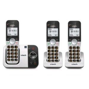 VTech 3-Handset Cordless Phone with Answering Machine VG232-3